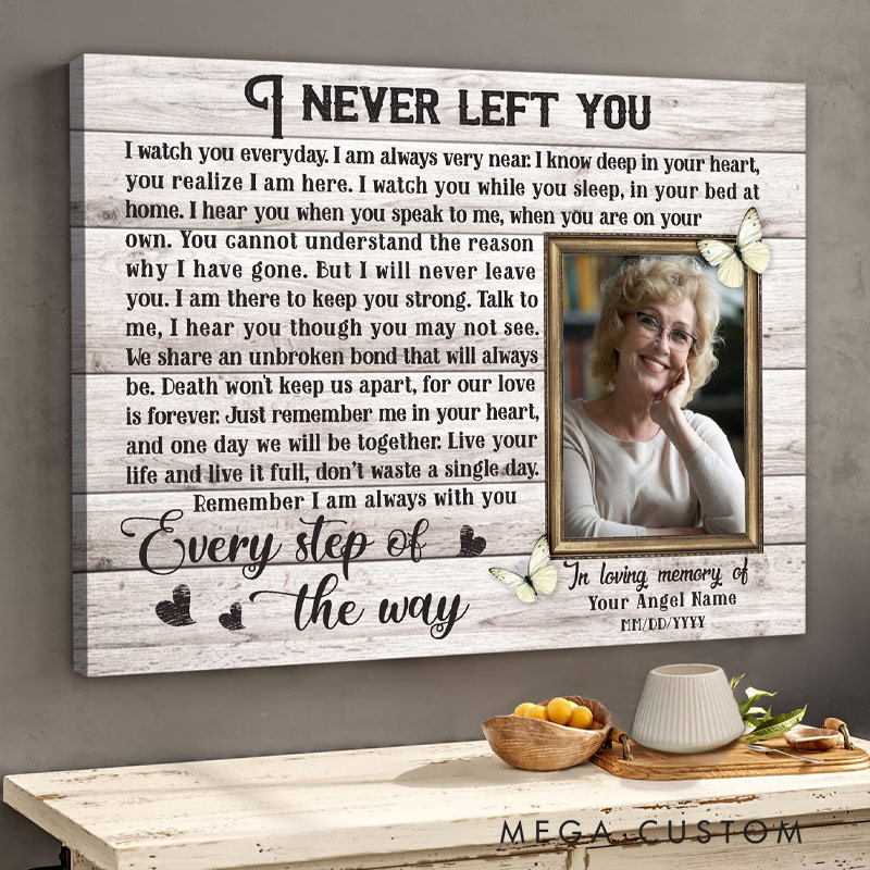 Personalized  Memorial Poster Sympathy Gifts Memory Photo Gifts Remembrance Gifts 