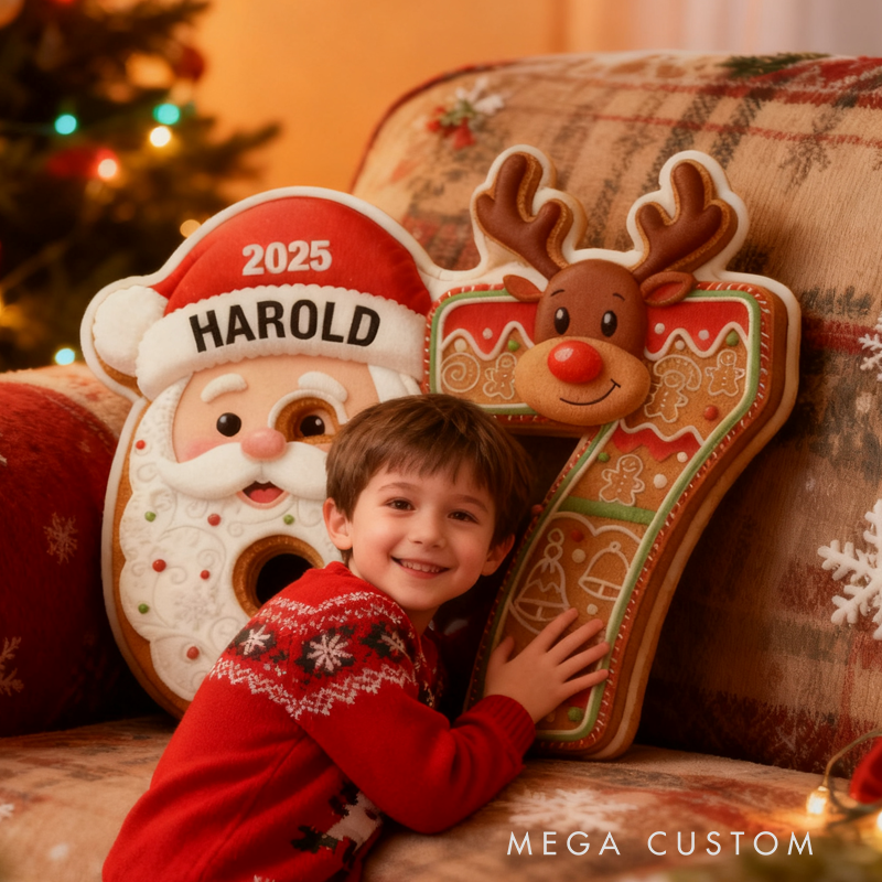 Personalized Six Seve with Name Graphic 3D Print Pillow Christmas Gift for Kids Birthday Gift