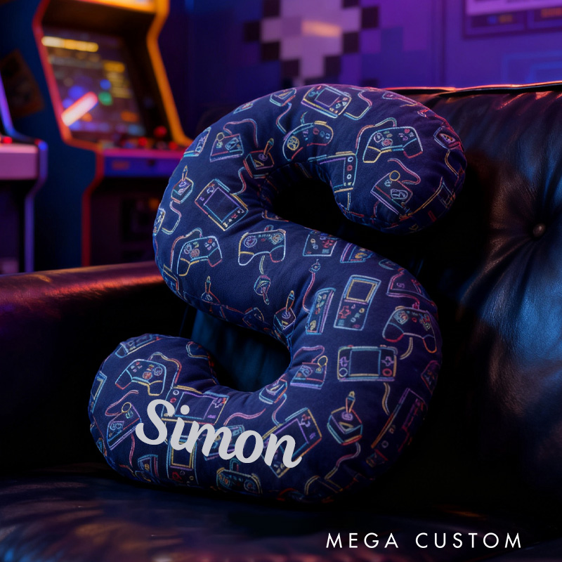 Personalized Gaming Controllers Pillow Games Console Gamers Joystick Handheld Lover Pillow Gift for Geek Game Lover