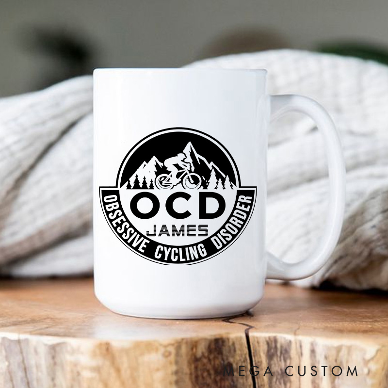 Personalized Funny Cycling Mug Cycling Coffee Mug Cycling Gift Bicycle Mug Bicycle Coffee Mug Bicycle Gift Gift for Biker Biking Mug Biking for Cyclistsfor Biker Cycling Riding Lovers
