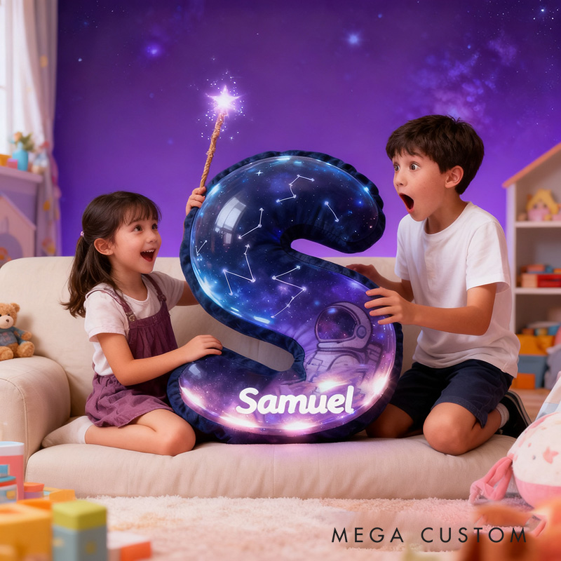 Personalized Zodiac-Themed Magic Letter Pillows Suitable for Kids Zodiac Enthusiasts and Magic Lovers
