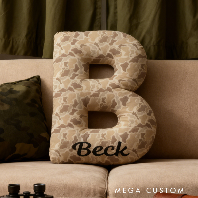 Personalized Hunting Camouflage Pillow Outdoor Hunting Enthusiasts Pillow Deer Hunting Lover Gift