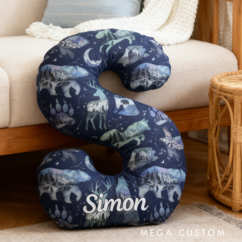 Personalized Nature Lovers Pillow Dreamy Jungle Pillow Outdoor Adventure Enthusiasts Gift