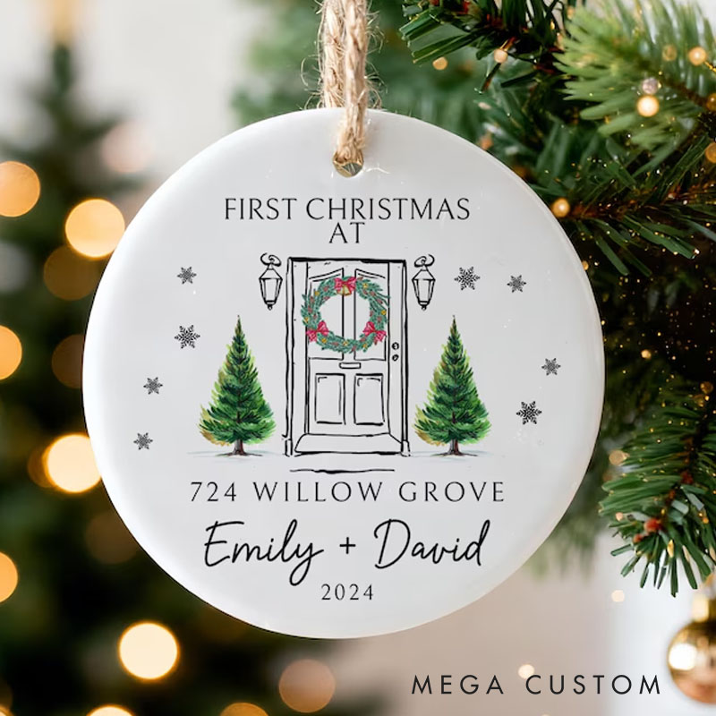 Personalized Our First Christmas in Our New Home New Home Decor New Home Christmas Ornament 2025 Christmas Tree New Home Ornament