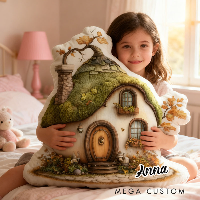 Personalized Cottage House Pillow Home Decor Perfect Gift For Kids Bedrooms Playrooms Or Living Rooms Graphic 3D Print