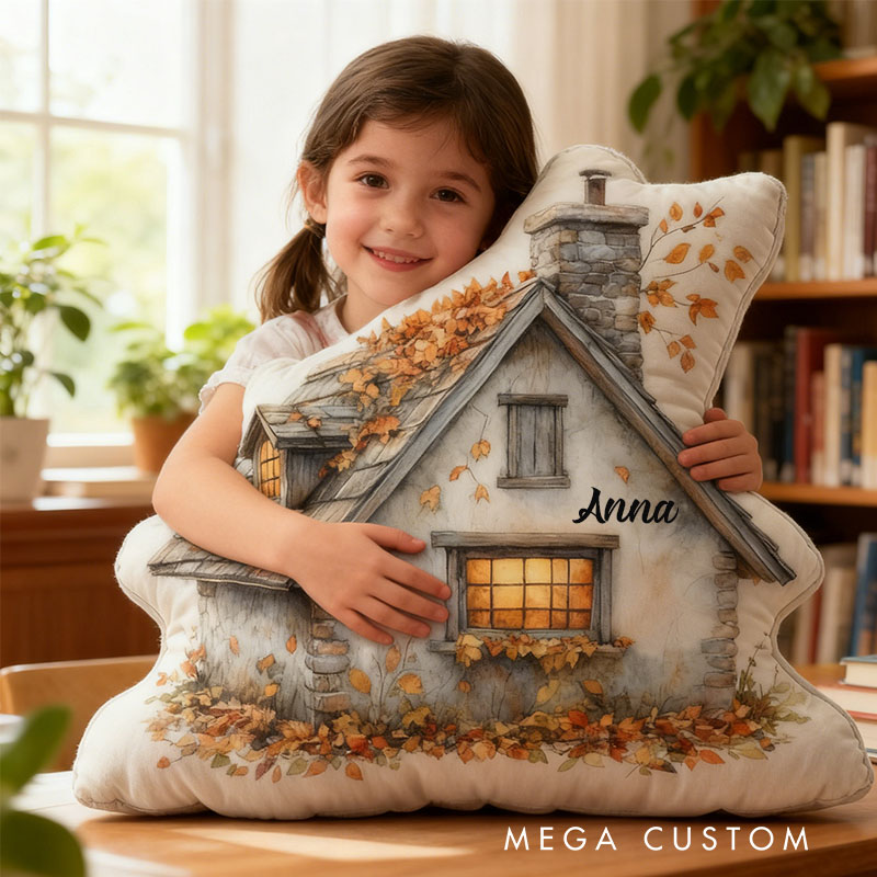 [Copy]Personalized Cottage House Pillow Home Decor Perfect Gift For Kids Bedrooms Playrooms Or Living Rooms Graphic 3D Print