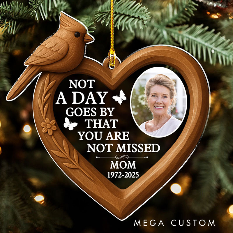 Personalized Acrylic Ornament That You Are Not Missed Photo Ornament Sympathy Gift for Loss of Loved Ones