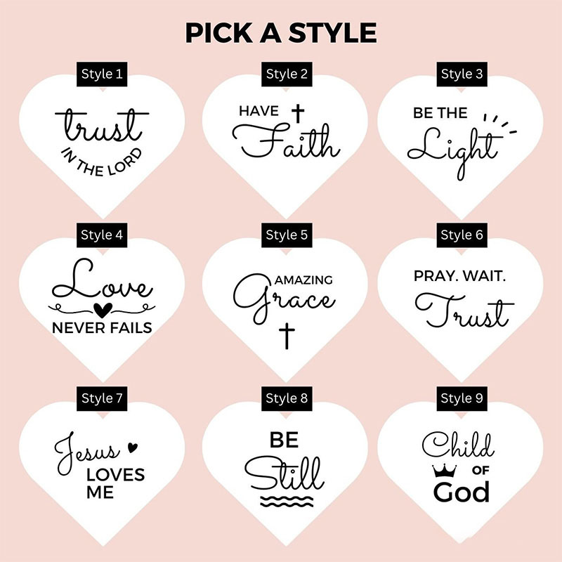 Personalized Bible Quote Heart PU Leather Keychain with Custom Name Religious Gift for Women Christian