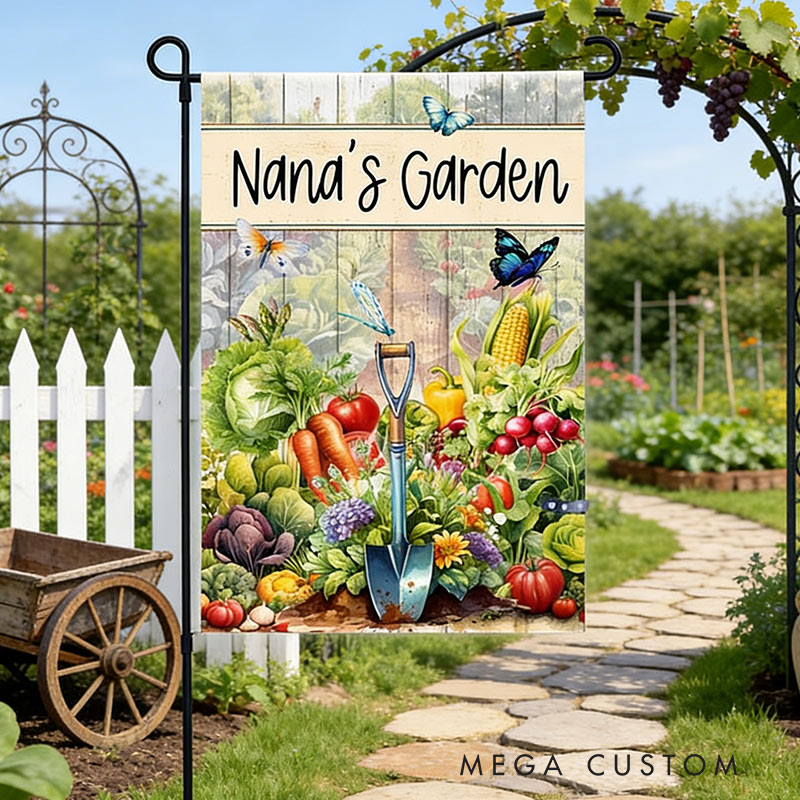 Personalized Garden Flag Yard Flag Spring Garden Decor Custom Double Sided Flag for Garden Lovers
