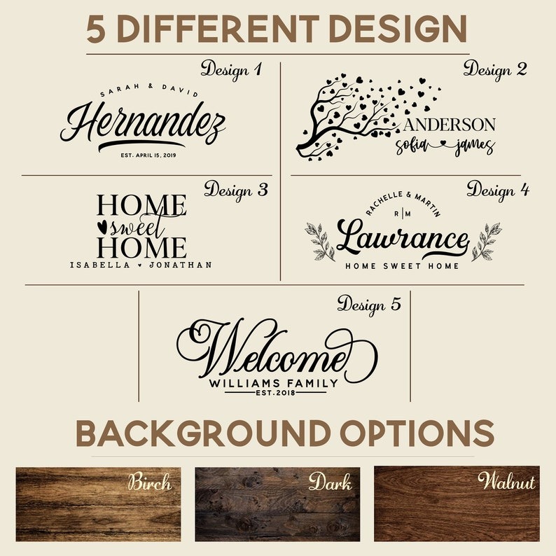 Personalized Key Holder for Wall Custom Key Hanger Housewarming Gift New Home Gifts First Home Gift Realtor Closing Gift Couple Gift