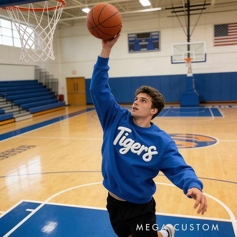 Personalize Your Cozy Sweatshirt with Custom Team Name and Embroidery