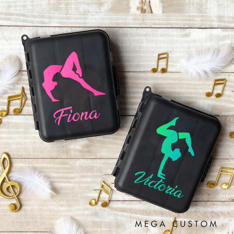 Personalized Gymnastics Competition Hair Kit Mini Hair Kit Dance Team Gift Dancer Gift Travel Hair Case for Dancer Dance Lover Kids
