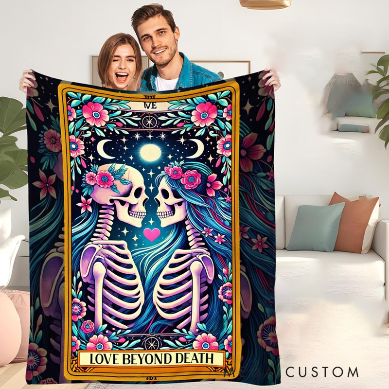 Personalized Custom Text Blanket Custom Valentines Day Blanket for Couple Lovers Anniversary Birthday Gift Blanket Gift idea for Wife Girlfriend