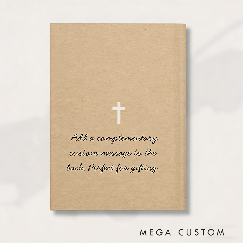 Personalized Let All that You Do be Done in Love A5 Prayer Journal with Name and Date Christian Couple Notebook Biblical Wedding Gift for Anniversary