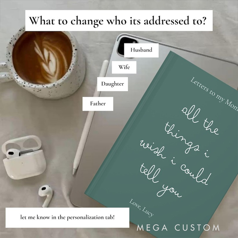 Personalized Grief Journal Gift Memorial Gift Journal for Loss of Mom Grief Notebook Mom Memorial Gift Mama Remembrance Keepsake for Grieving Sympathy