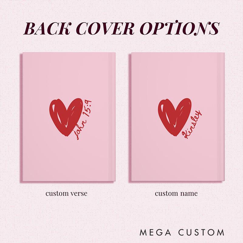 Personalized Just a Girl Who Loves Jesus A5 Prayer Journal with Custom Name or Verse Christian Bible Study Notebook Gift for Girl Who Loves Jesus