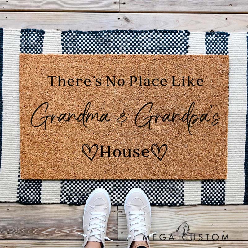 Personalized There's No Place Like Grandma & Grandpa's House Grandparents Gift Grandma and Grandpa Gift