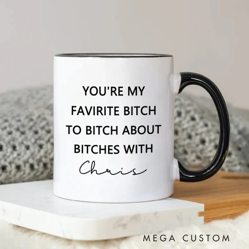 Personalized You're My Favorite Person to Vent With Mug Coffee Mug Gift for Friends Coworkers