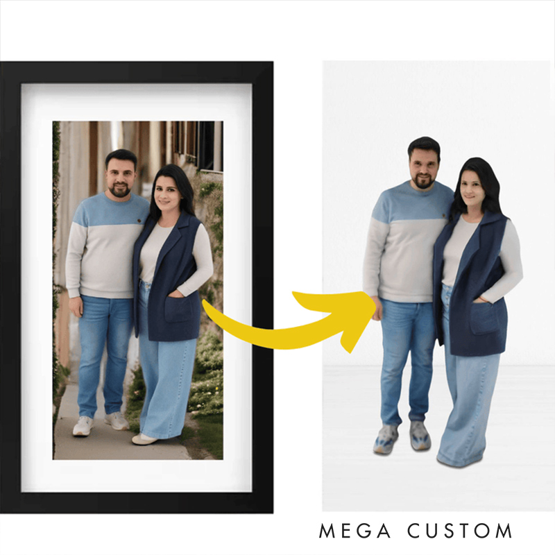 Personalized MemoPortrait 3D-Printed Model Custom Photo Memorial Tribute Memorial Gift Memorial Day 