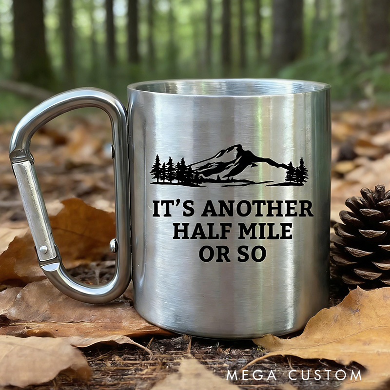 Personalized Hiker Mug Trail Hiking Cup Backpacker Mountain Climber Mug Gift for Him or Her Gift for Hiking Outdoors