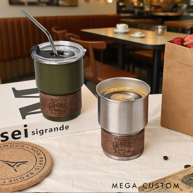 Personalized Camping Stainless Steel Tumbler Custom Outdoor Adventure Cup Gifts for Outdoor Enthusiasts