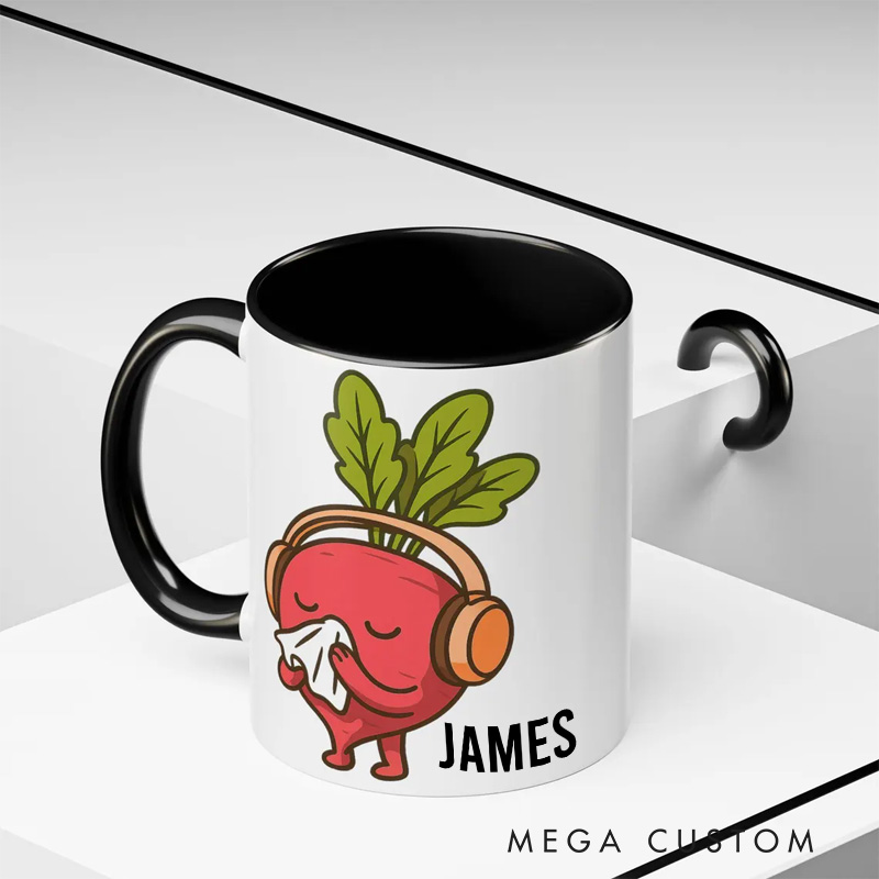 Personalized Sick Beets DJ Music Custom DJ Music Themed Mug for Music Lovers