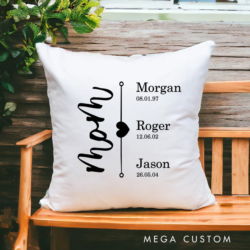 Personalized Mom Pillow Mothers Day Pillow Mom Gift Personalized Gifts Custom Pillow Personalized Pillow Gift from Child