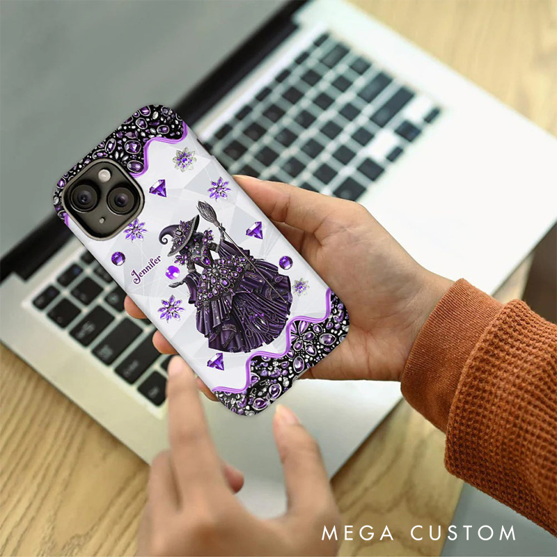 Personalized 2D Flat Witch Dream Phone Case Magic Lover iPhone Case Witchcore Gift