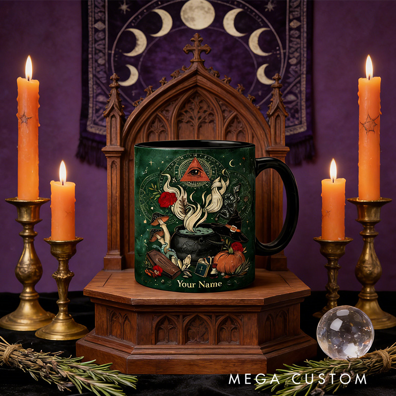 Personalized Witch Tarot Magical Mug Coffee Mug Magic Lover Mug Witchcore Gift Coffee Mug