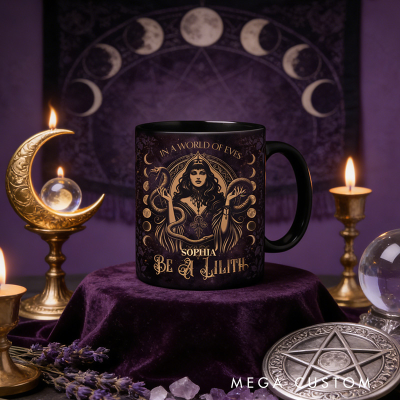 Personalized In A World Of Eves Be A Lilith Magical Mug Coffee Mug Magic Lover Mug Witchcore Gift Coffee Mug