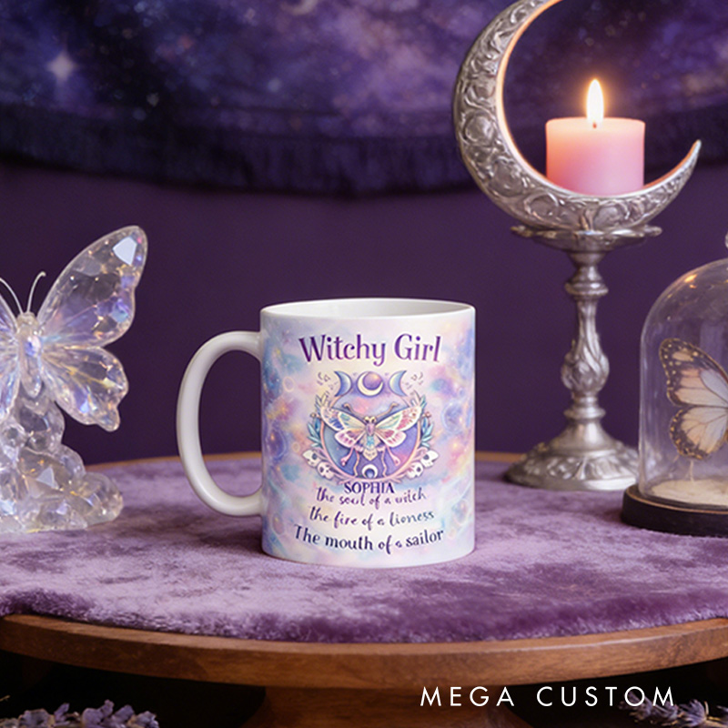 Personalized Witchy Girl Magical Mug Coffee Mug Magic Lover Mug Witchcore Gift Coffee Mug
