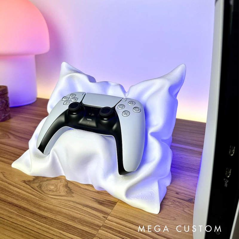 Personalized Pillow Controller Dock Video Game Controller Holder Joystick Stand Gamer Gift 3D Printed Gift for Game Lovers