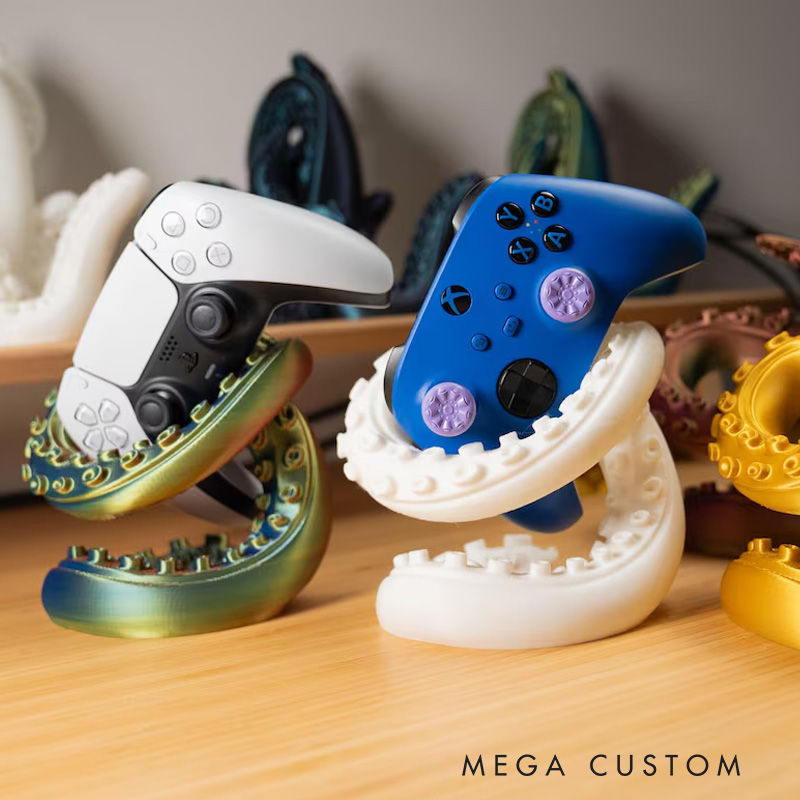Personalized Tentacle Themed Controller Dock Video Game Controller Holder Gamer Gift 3D Printed Gift for Game Lovers