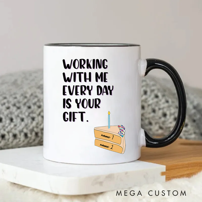 Personalized Playful and Funny Coworker Gift Mug Design Coffee Mug Gift for Friends Coworkers