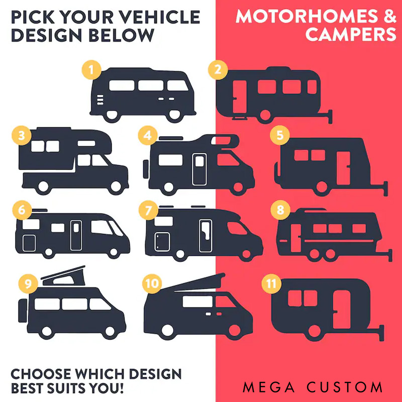 Personalized Welcome to Our Camper Van Doormat Custom Camper Door Mat Doormat Family Name Camping Gifts