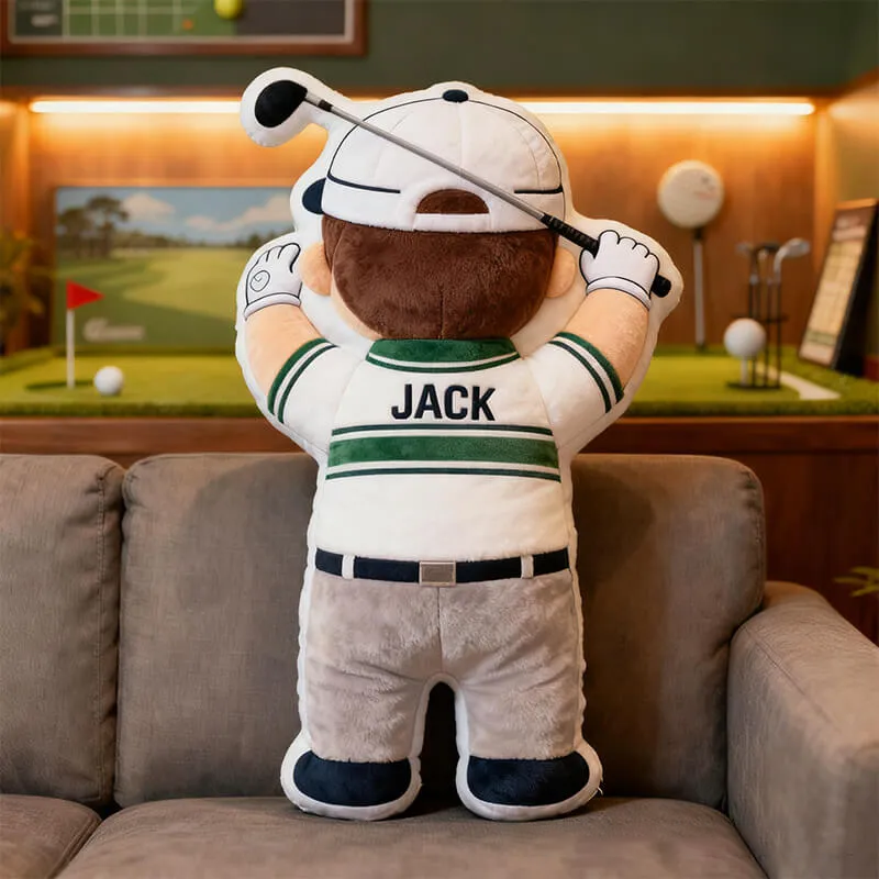 Personalized Graphic3DPrint Golf Pillow with Custom Name and Perfect Gift for Yourself or any Golf Enthusiast