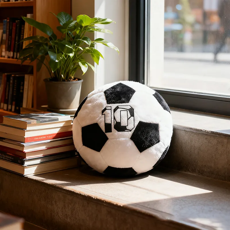 Personalized Soccer Ball Pillow with Custom Number for Sports Enthusiasts and Kids