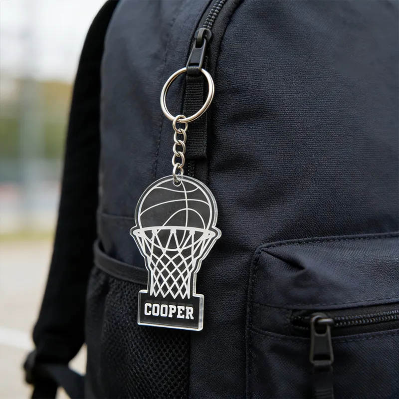 Personalized Basketball Keychain Showcases Your Love for the Game