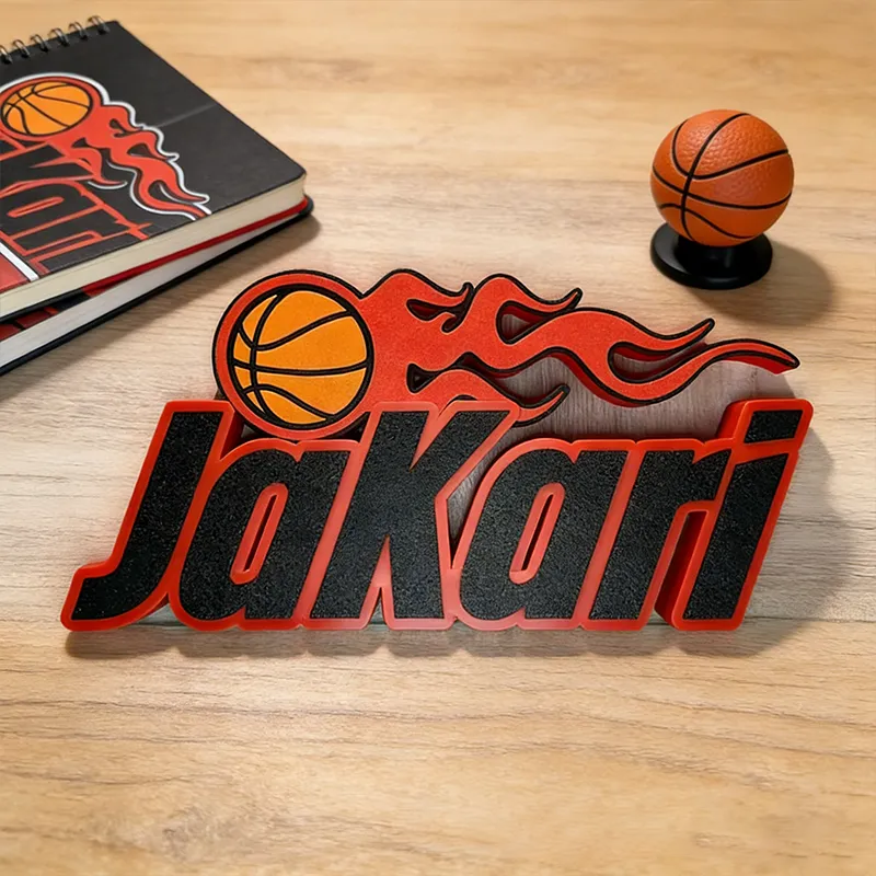 Personalized Basketball Name Plaque with Custom Design Perfect for Showcasing Your Passion