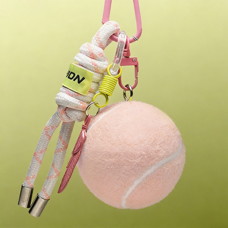Personalized Tennis Ball Keychain with Name Bag Charm Christmas Birthday Team Gift for Coach Tennis Lovers Teammates