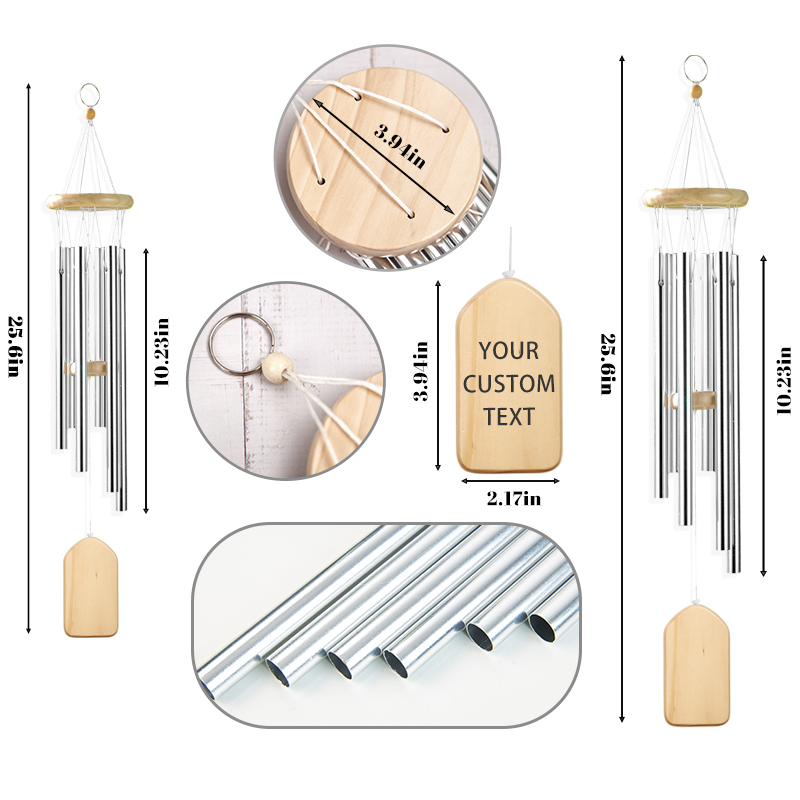 Personalized Photo Wind Chimes in Your Heart I Will Always Be Wind Chimes for Loss of Loved One Sympathy Gifts in Memory of a Loved One Gift