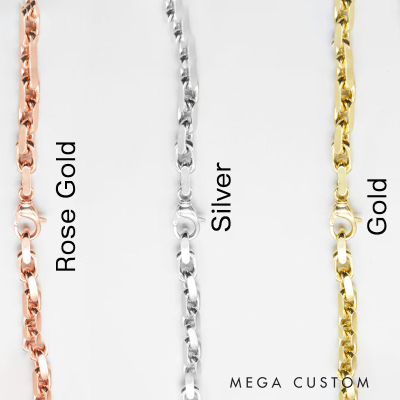 Personalized Gold Filled Old English Letter Necklace Initial Necklace