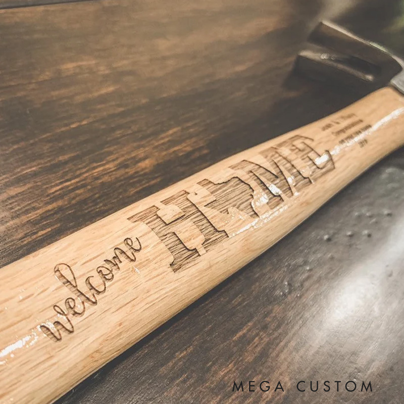 Personalized Engraved Full Size Hammer Welcome Home Real Estate Agent Closing Gift New Home Owner Gift