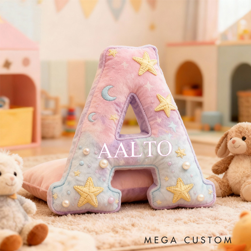 Personalized Flower Alphabet Throw Pillow Garden Flower Letter Pillow with Name for Kids Girl Boy Gardener Christmas Gifts Loving Room Decor