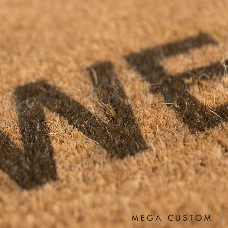 Personalized An Old Biker Lives Here Doormat with Helmet Skull and Flame Design for Motorcycle Lovers Gift