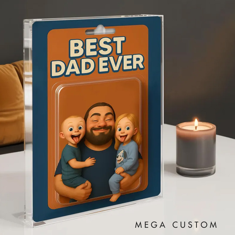 [Copy]Personalized It's Not A Dad Bod It's A Father Figure Custom Photo Acrylic Block Plaque Funny Father's Day Gifts Gifts for Dad Husband