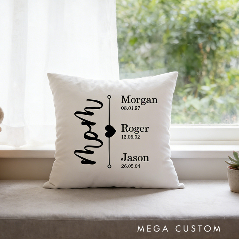 Personalized Mom Pillow Mothers Day Pillow Mom Gift Personalized Gifts Custom Pillow Personalized Pillow Gift from Child