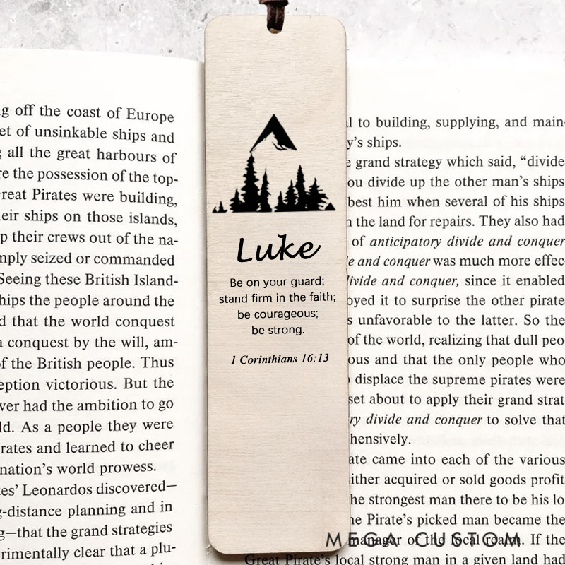 Personalized Wood Christian Bible Verse Bookmark for Best Friend Christian Gift for Birthday Unique Gifts for Religious Christmas Gift Idea