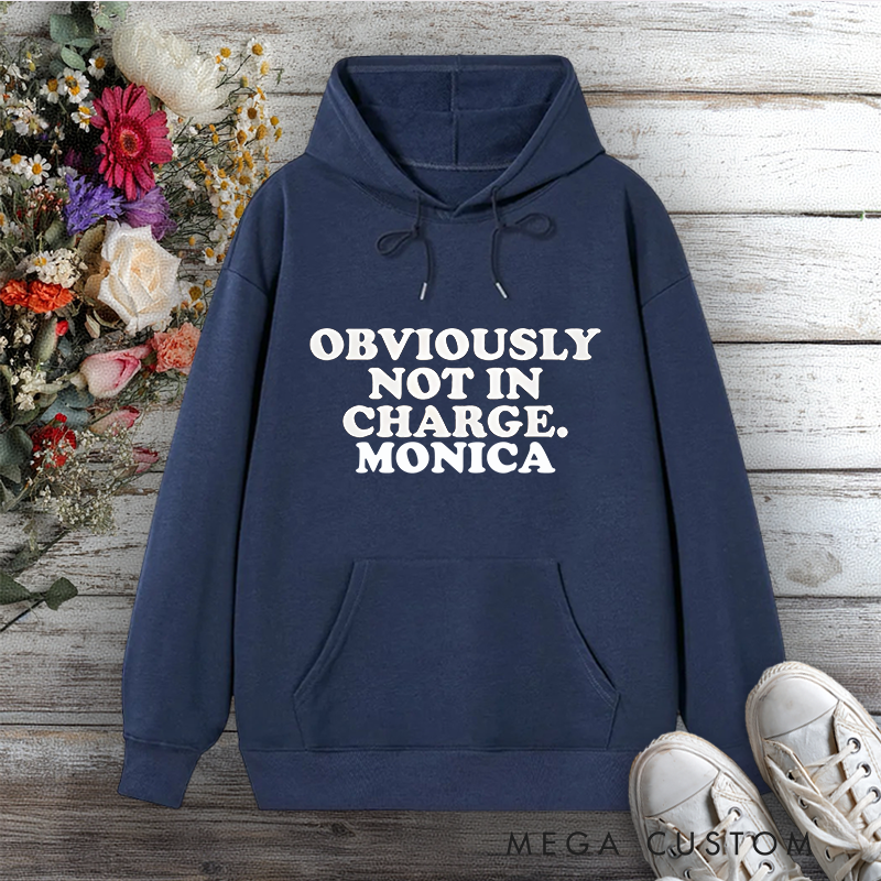 Personalized Hoodies for Nurse Obviously Not in Charge Design Hoodies International Nurse Day Gift