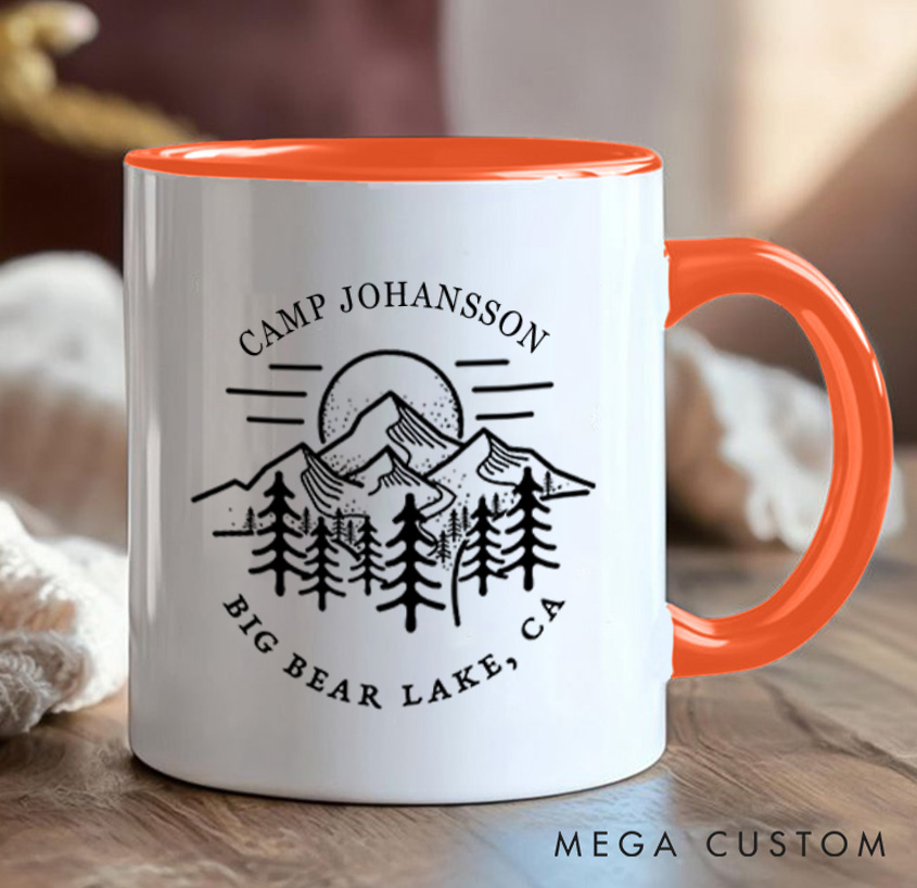 Personalized Hiking Camping Mug Mountain Adventure Mug Gift for Outdoors Nature Lovers